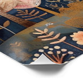 天月スイートドリームキッズ名前をカスタムするかわいい ポスター (コーナー)