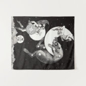 天月スカイユニバースゴッドナイトイラストレーション タペストリー (正面(横))