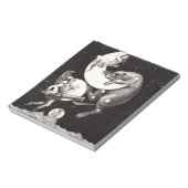 天月スカイユニバースゴッドナイトイラストレーション ノートパッド (回転)