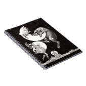 天月スカイユニバースゴッドナイトイラストレーション ノートブック (右側)