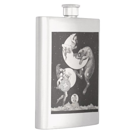 天月スカイユニバースゴッドナイトイラストレーション フラスク (右)