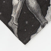 天月スカイユニバースゴッドナイトイラストレーション フリースブランケット (角)