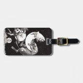 天月スカイユニバースゴッドナイトイラストレーション ラゲッジタグ (正面横)