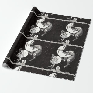 天月スカイユニバースゴッドナイトイラストレーション ラッピングペーパー