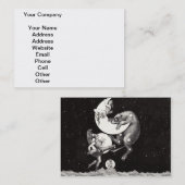 天月スカイユニバースゴッドナイトイラストレーション 名刺 (正面/裏面)