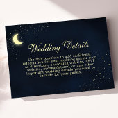 天月スターズミッドナイトブルー詳細カード エンクロージャーカード