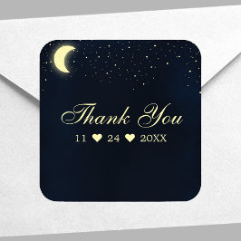 天月スターズミッドナイトブルー スクエアシール