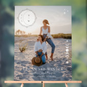 天月スターズモノグラムウェルカム結婚ズ アクリルサイン (ニュートラル)