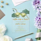天月抹茶天国ブライダルシャワー アクリル招待状 (インサイチュ (ウェディング))