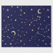 天月星星座 ラッピングペーパー (フラット)