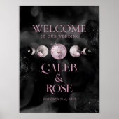 天月相ウェルカムサイン – LunaART-A01 ポスター (正面)