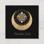 天月相ジュエリー設計者 スクエア名刺 (正面)