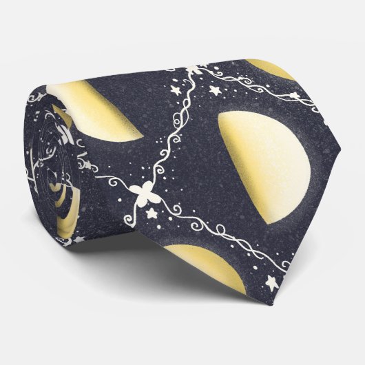 天月相パターン ネクタイ (ロール)