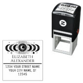 天月相名差出人住所#1 セルフインキングスタンプ (インサイチュ)