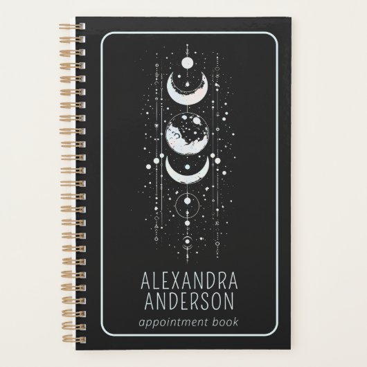 天月相神秘的なホリスティックスピリチュアル プランナー手帳 (正面)