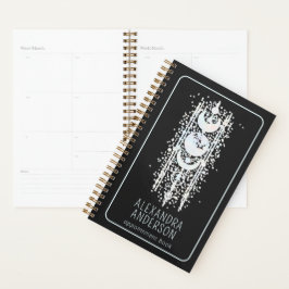 天月相神秘的なホリスティックスピリチュアル プランナー手帳