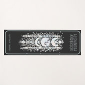 天月相神秘的なホリスティックスピリチュアル ヨガマット (正面(横))