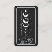 天月相神秘的なホリスティックスピリチュアル 名刺 (正面)