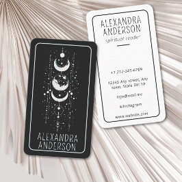 天月相神秘的なホリスティックスピリチュアル 名刺