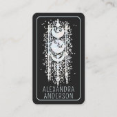 天月相神秘的なホリスティックスピリチュアル 名刺 (正面)