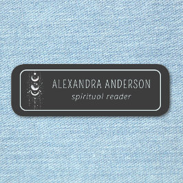 天月相神秘的なホリスティックスピリチュアル 名札
