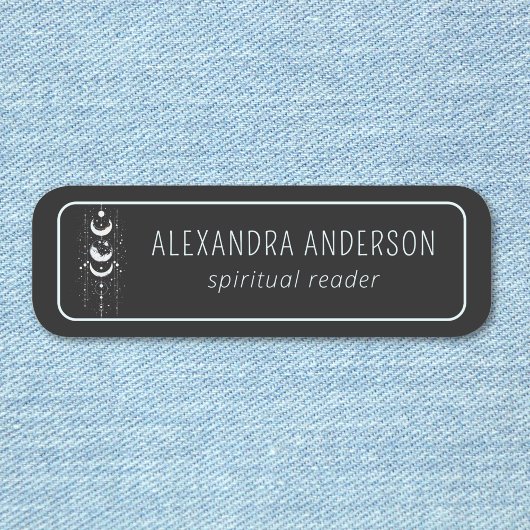 天月相神秘的なホリスティックスピリチュアル 名札