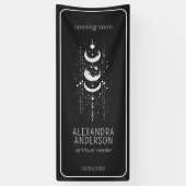 天月相神秘的なホリスティックスピリチュアル 横断幕 (縦)