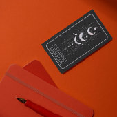 天月相神秘的なホリスティックQRコード 名刺