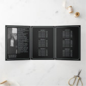 天月相神秘的スピリチュアルQRコード 三つ折りカード (内部)