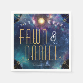 天月相結婚のナプキン スタンダードカクテルナプキン