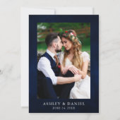 天月結婚星フローラ写真 招待状 (裏面)