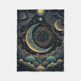 天月 フリースブランケット