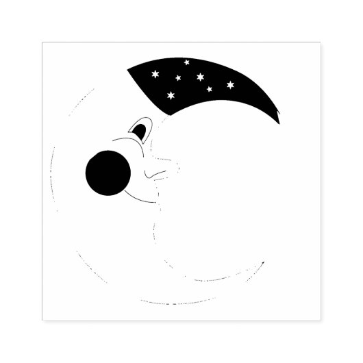 天月 ラバースタンプ (インプリント)