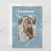 天月・星の大学院写真卒業 招待状 (正面)