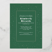 天月・星の大学院写真卒業 箔招待状 (裏面)