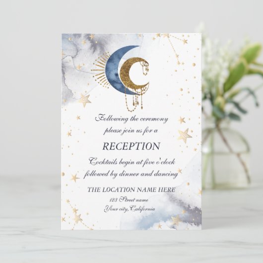 天月、星招待状 招待状 (スタンド正面)