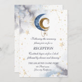 天月、星招待状 招待状 (正面/裏面)