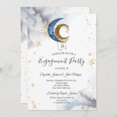 天月、星招待状 招待状 (正面/裏面)