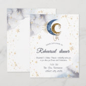 天月、星招待状 招待状 (正面/裏面)