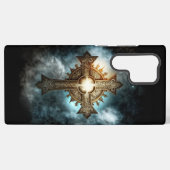 天来クリスチャンクロスサムスンギャラクシーケース SAMSUNG GALAXYケース (裏面横)