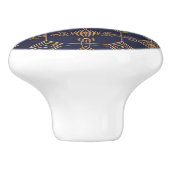 天格子セラミックノブ セラミックノブ (側面)