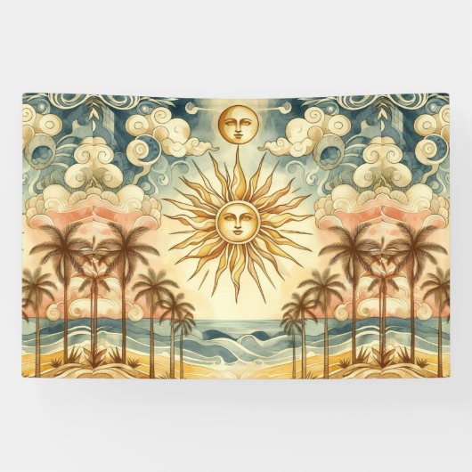 天極楽園 横断幕 (横)