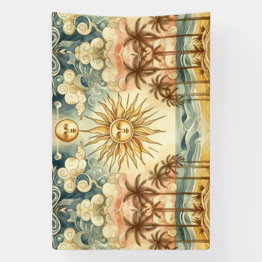 天極楽園 横断幕 (縦)