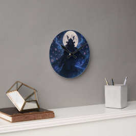 天武衣ダークアニメファンタジー戦士 ラウンド壁時計