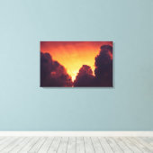 天気が良い キャンバスプリント (インサイチュ (ウッドフロア))