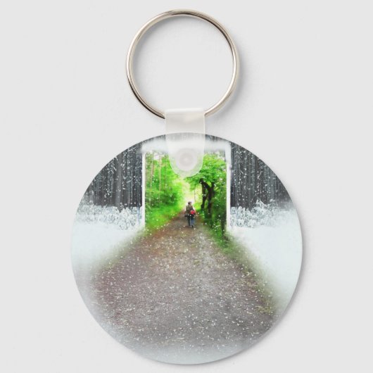 天気が良い キーホルダー (正面)