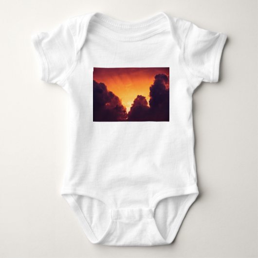 天気が良い ベビーボディスーツ (正面)