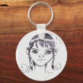 天気が荒れるよ。 キーホルダー (正面)