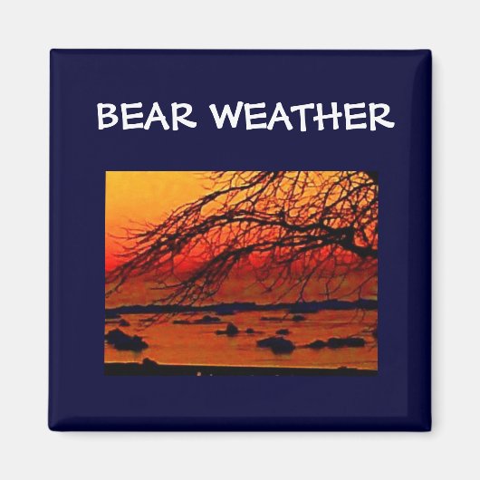 天気に耐える マグネット (正面)