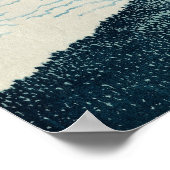 天気の澄ん富士 ポスター (角)